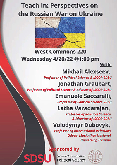 Teach in: Perspectives on the Russian War on Ukraine