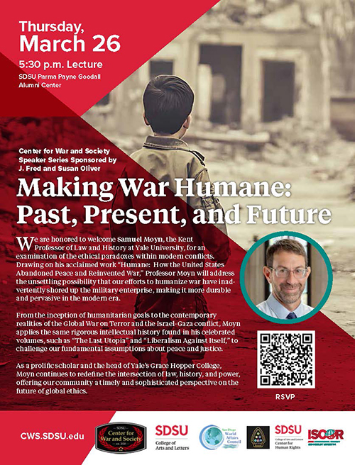 Making War Humane - child looks at destroyed building